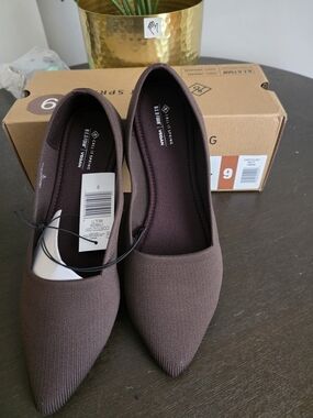 Call It Spring Women's Pointed Toe Flats in Brown